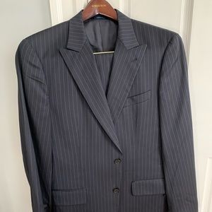 Joseph Abboud Men’s Suit (Navy Stripe)